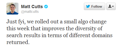 Matt Cutts  on Panda 4.0 Rumer