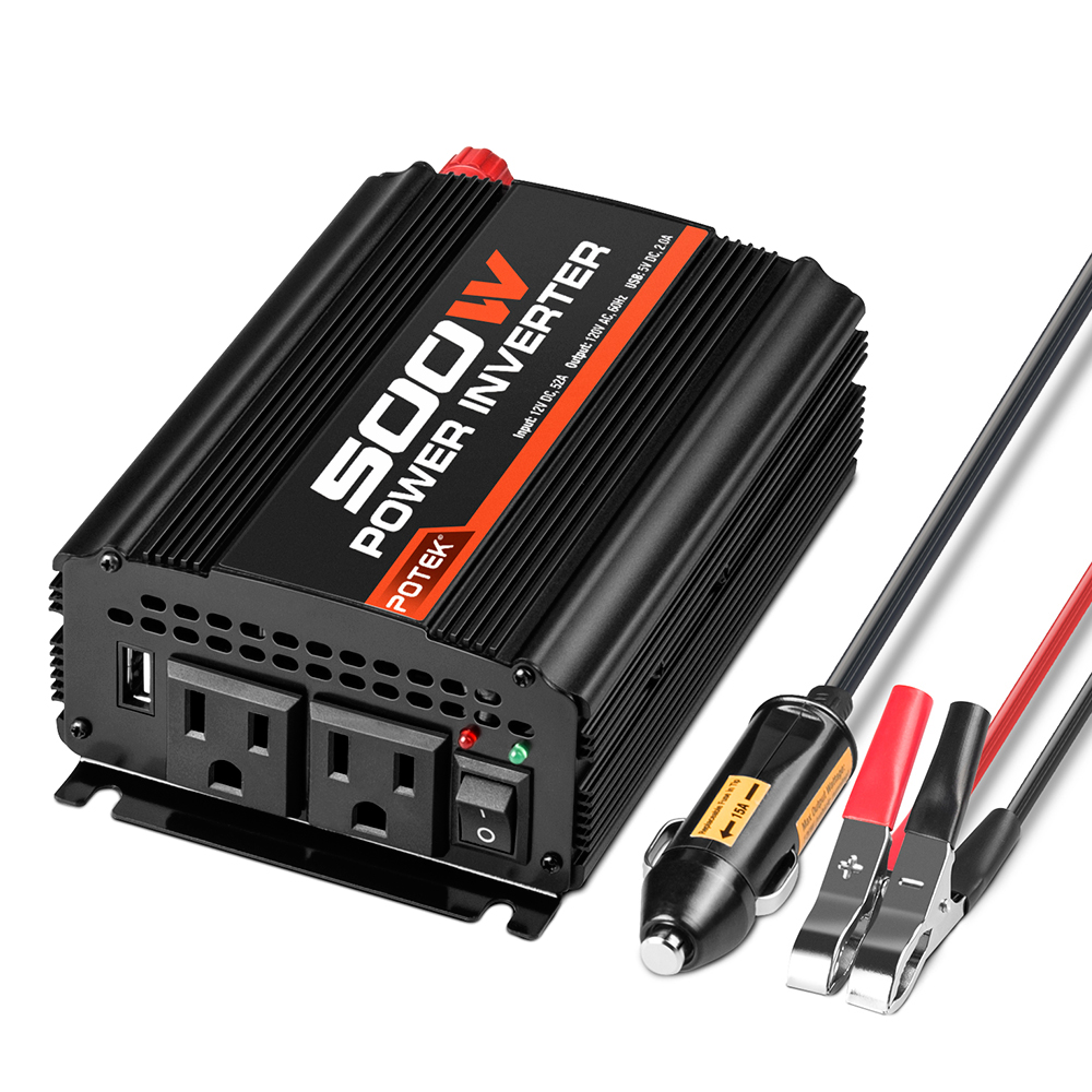 The 500w power inverter able to run overnight without significant