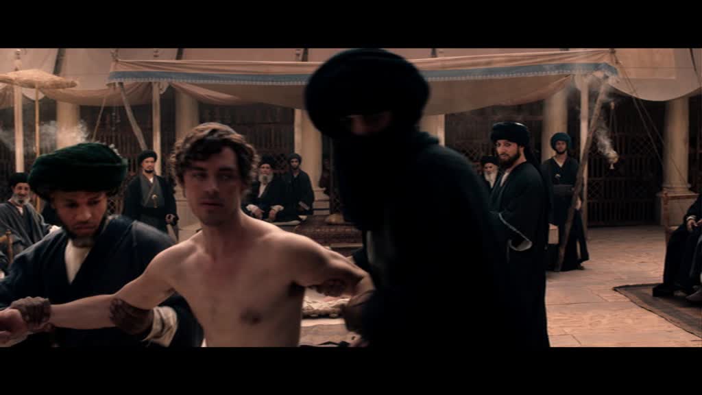 Tom Payne - Shirtless & Barefoot in "The Physician" .