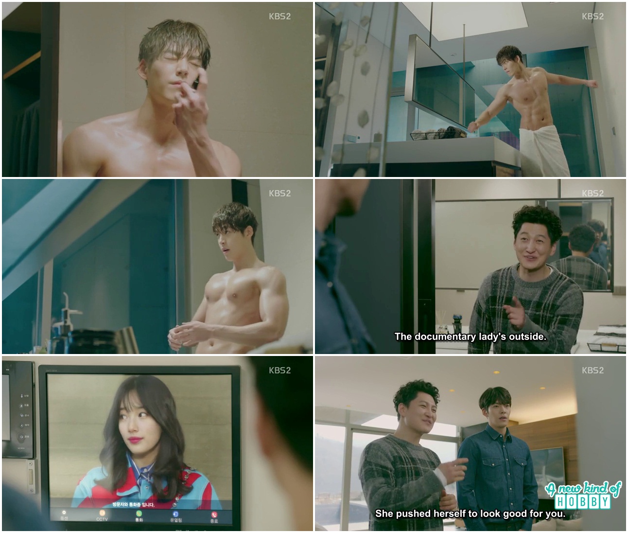 Kim Woo Bin Shirtless Morning Routine in Uncontrollably Fond - Epe 4 review...