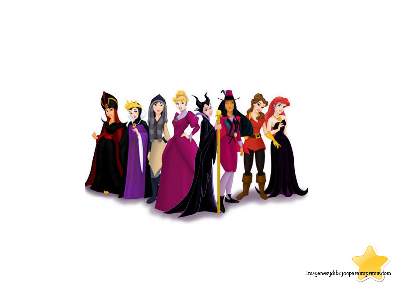 Princesas Disney Halloween Para Imprimir Imagenes Y Dibujos Para