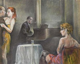 One of the paintings Wada passed off as his own was one of  Sughi's many works depicting women in bars