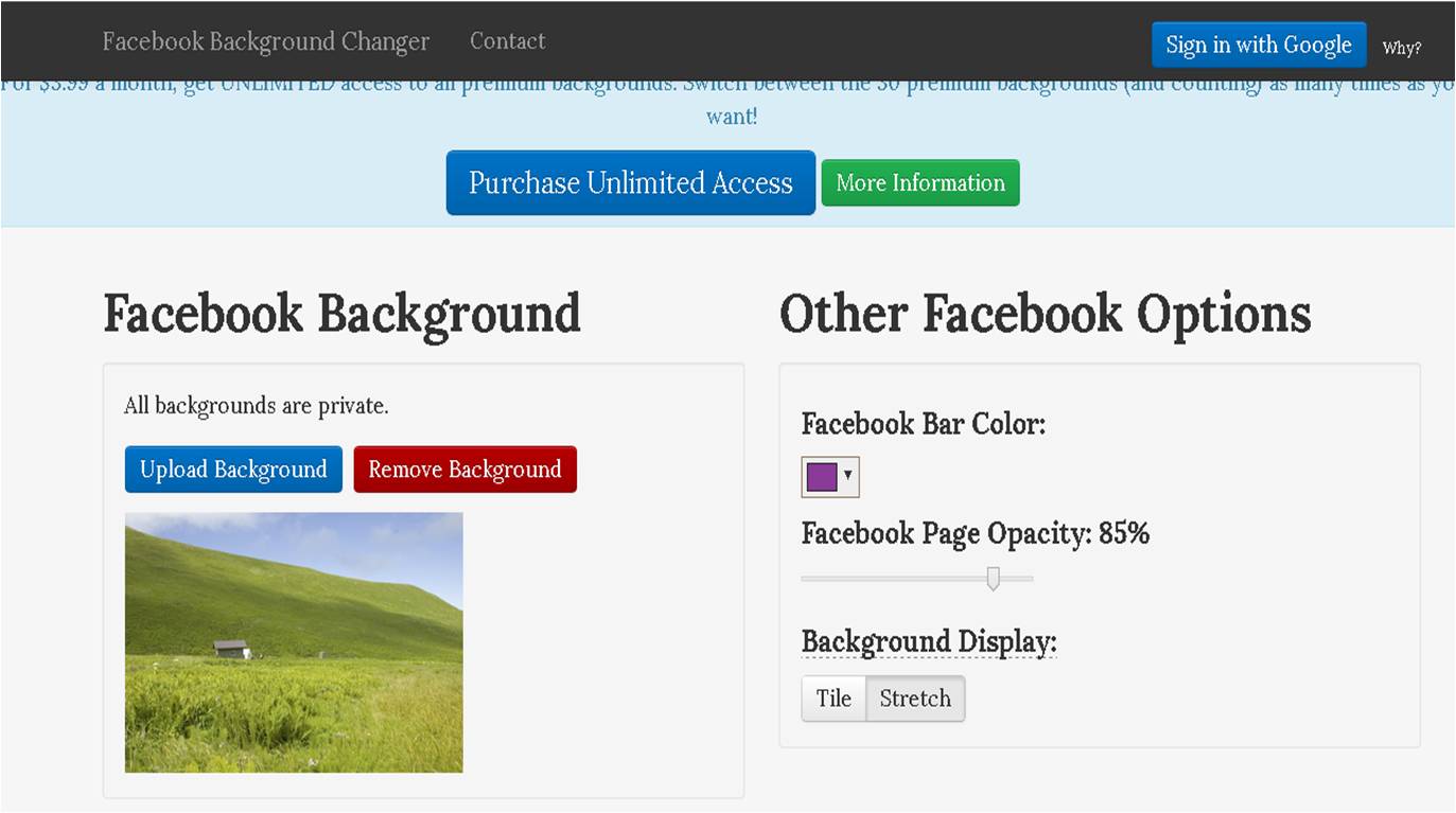Cara Menambahkan Facebook Background Changer