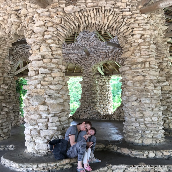 photo op with stonework at Japanese Tea Garden in San Antonio, Texas photo op with stonework at Japanese Tea Garden in San Antonio, Texas