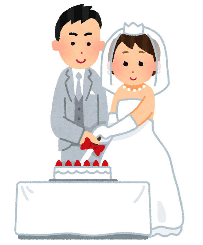 結婚式のケーキ入刀のイラスト かわいいフリー素材集 いらすとや