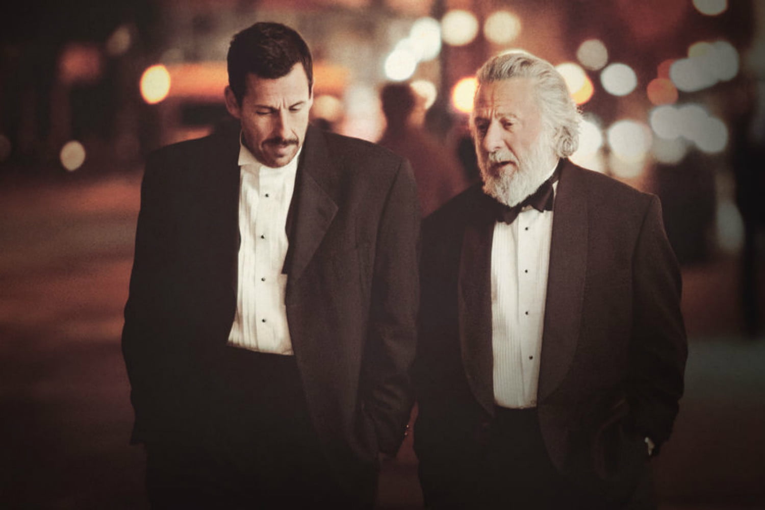 адам сэндлер и бен стиллер в фильме. бен стиллер и адам сандлер. истории семьи майровиц трейлер. ноа баумбах. история семьи мейровиц.