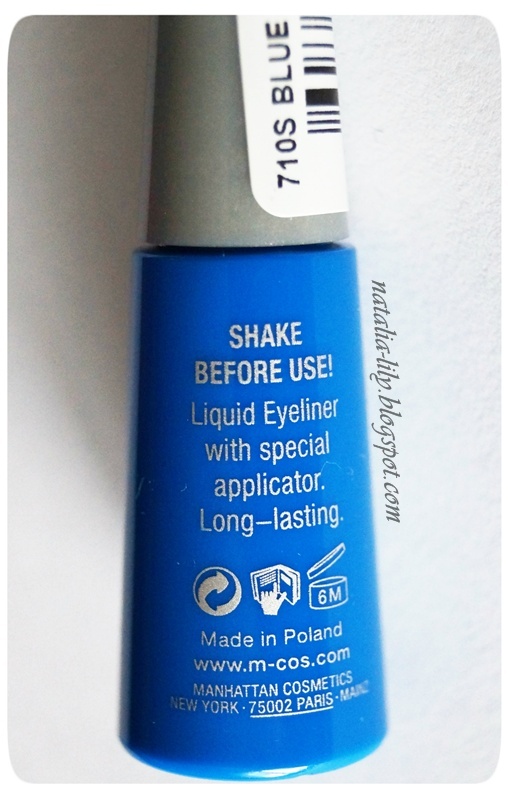 natalialily Beauty Blog MANHATTAN, DIP EYELINER LONG LASTING, Nr