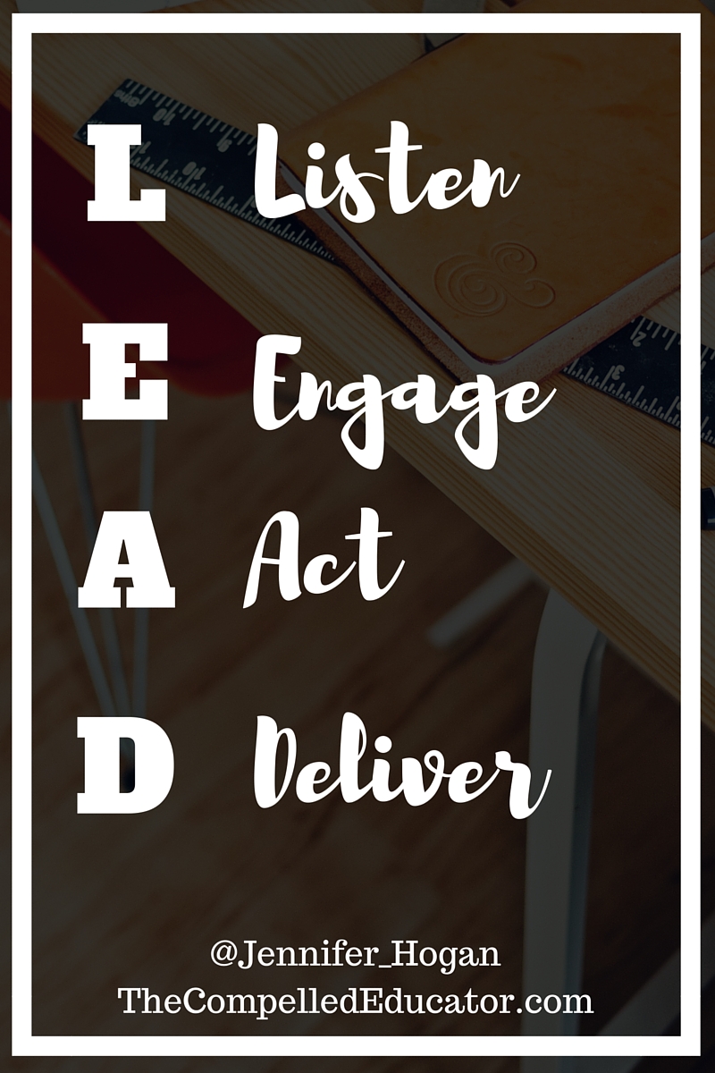 The Compelled Educator 4step action plan for leaders