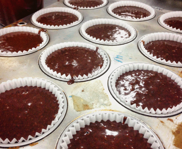Filled Chocolate Cupcake Tins Filled Chocolate Cupcake Tins