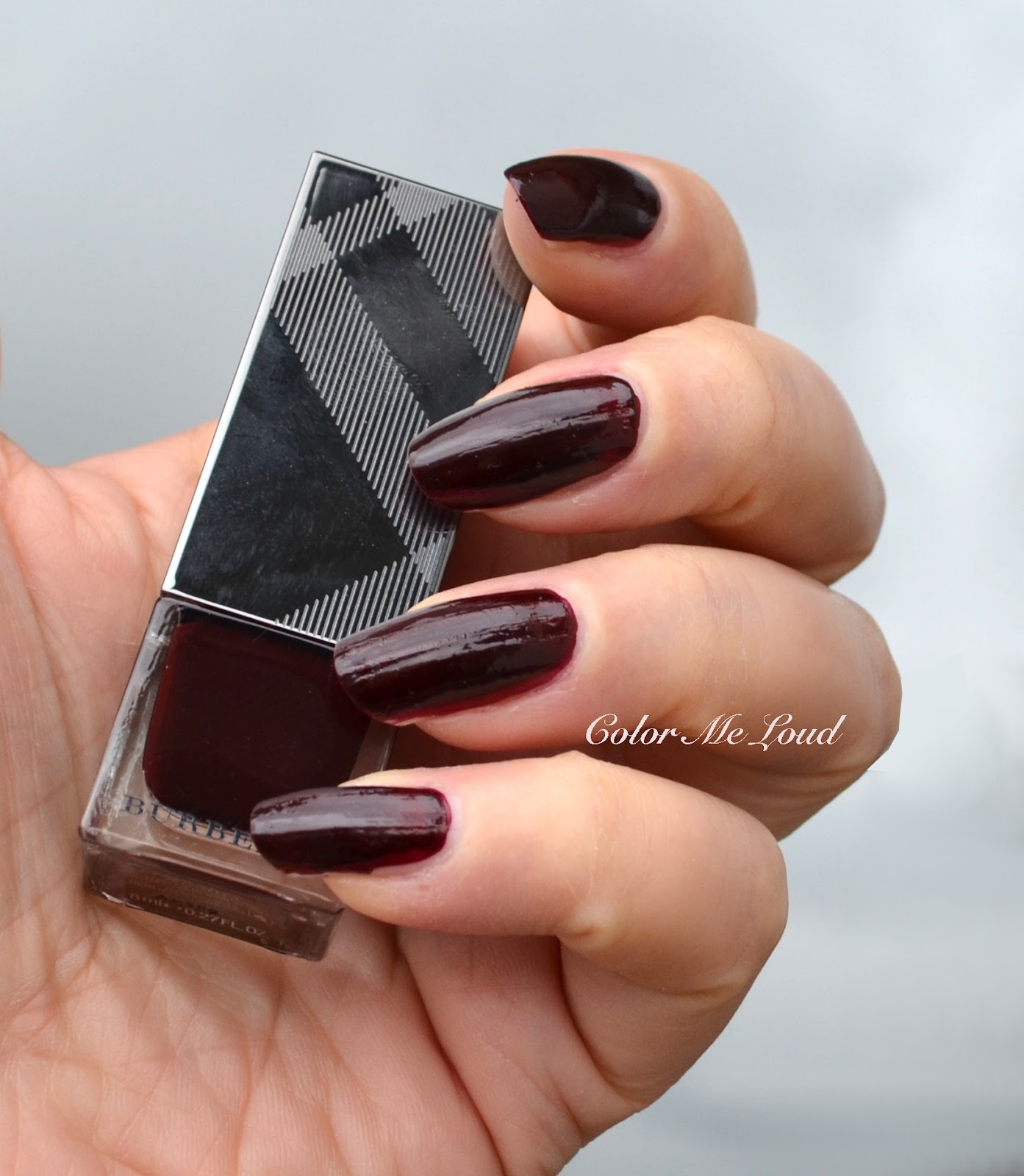 chanel black cherry nail polish