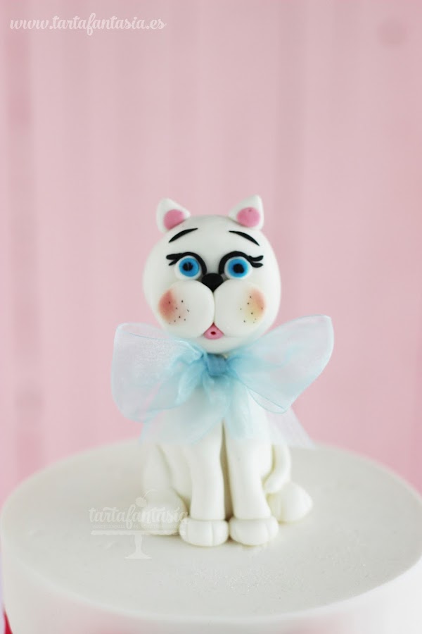 Cómo hacer un gato de fondant