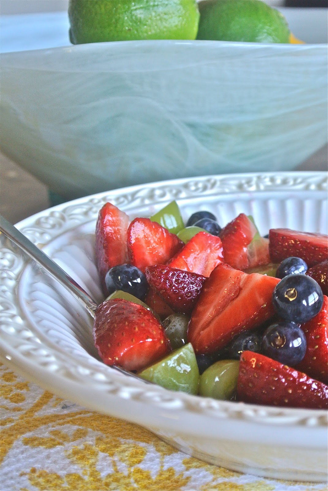 The Barbee Housewife LimeHoney Fruit Vinaigrette