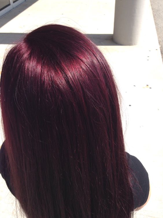 CHERRY COKE hair color - one of the biggest hair trends this season! 