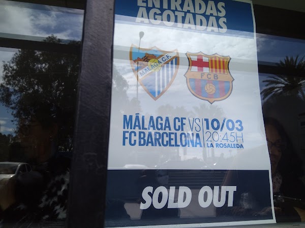 El Málaga confirma el no hay billetes contra el Barça del sábado