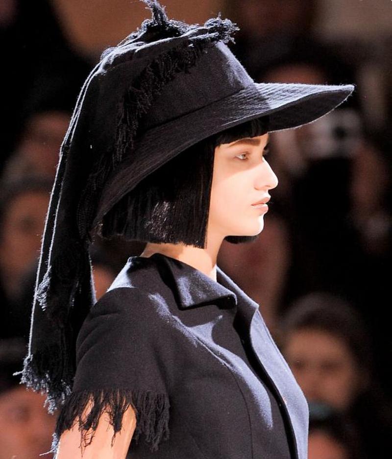 Fashion & Lifestyle: Yohji Yamamoto Hats... Fall 2013 Womenswear