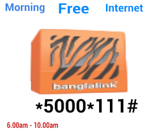 Banglalink Morning Time Free Internet Offer 