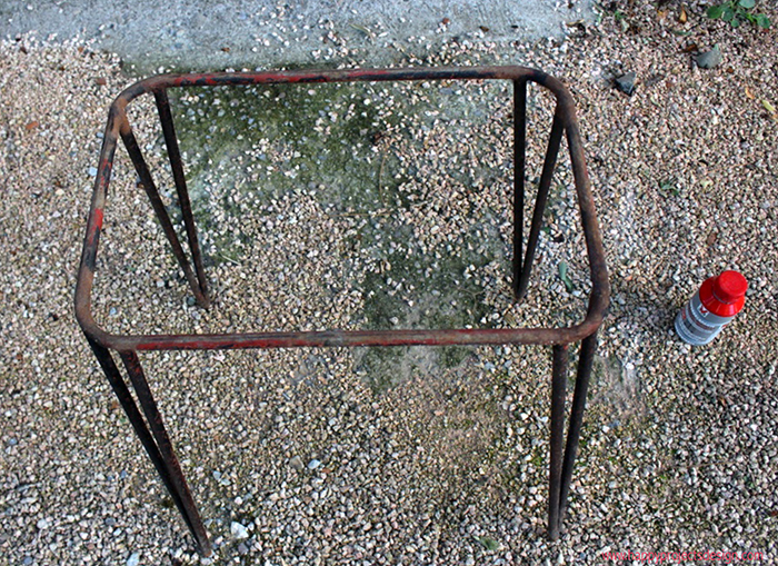 yellow hairpin legs upcycling