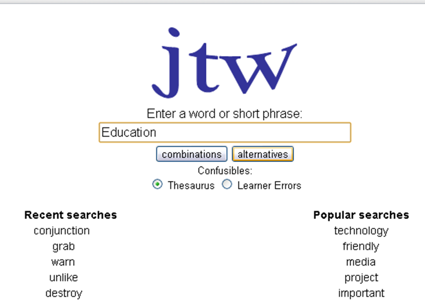 color your life A collocation thesaurus concordancer that produces