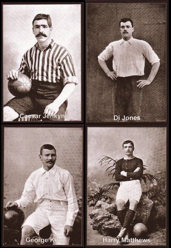 FOOTBALL J F  SPORTING FAMOUS FOOTBALLERS 1896-97 BLOOMER OF DERBY COUNTY 