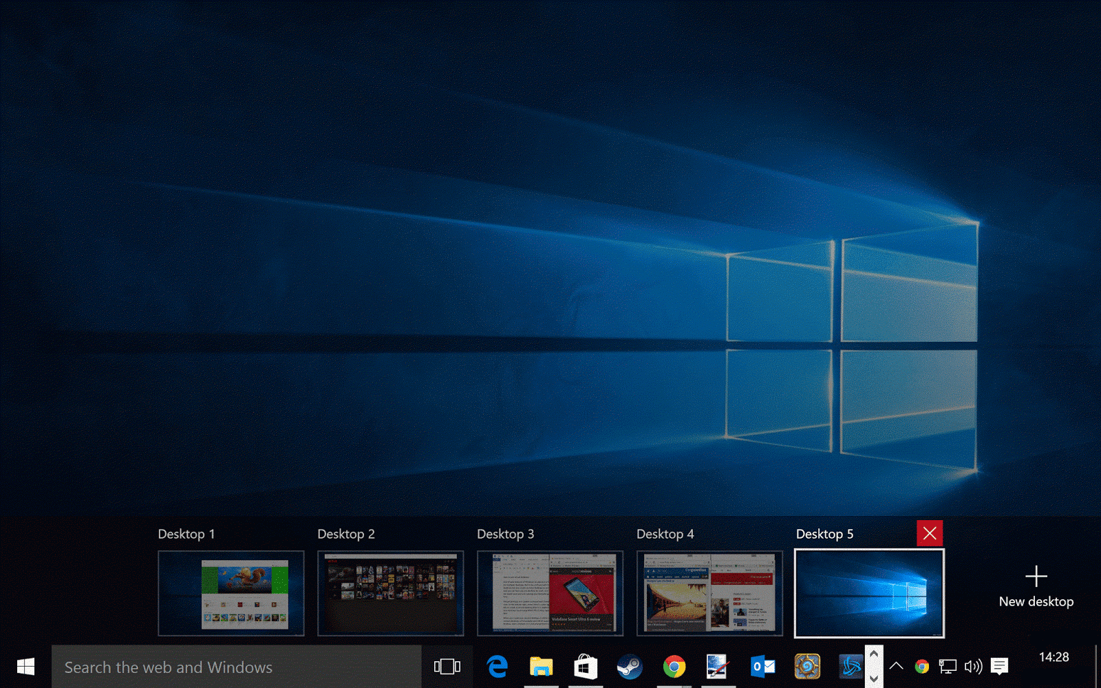 multiple desktops windows 11