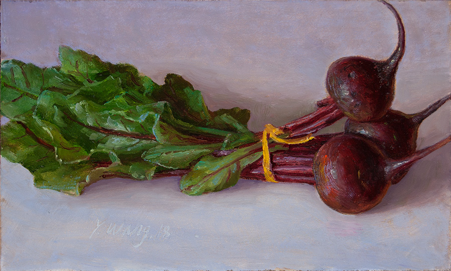 Wang Fine Art: beets beet root painting still life oil painting