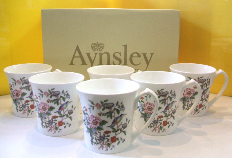 Vintage Teaware & Collectibles Aynsley Mugs Gift Set