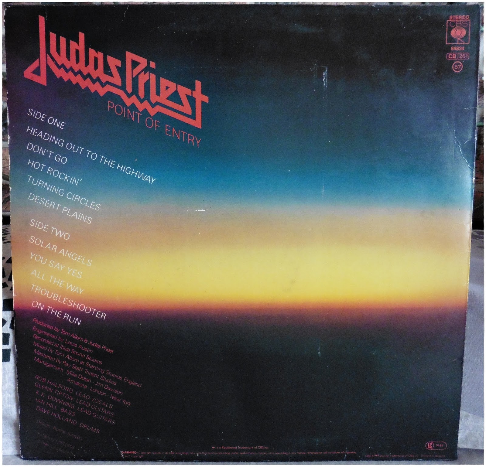 ZEPPELIN ROCK JUDAS PRIEST Point of Entry (1981) CRÍTICA Review