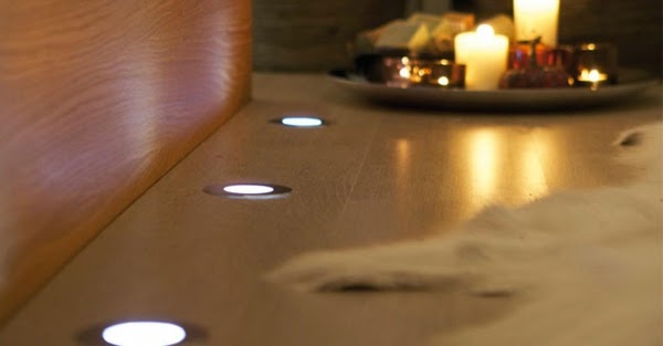 Ground recessed LED lighting &#8211; modern ideas!