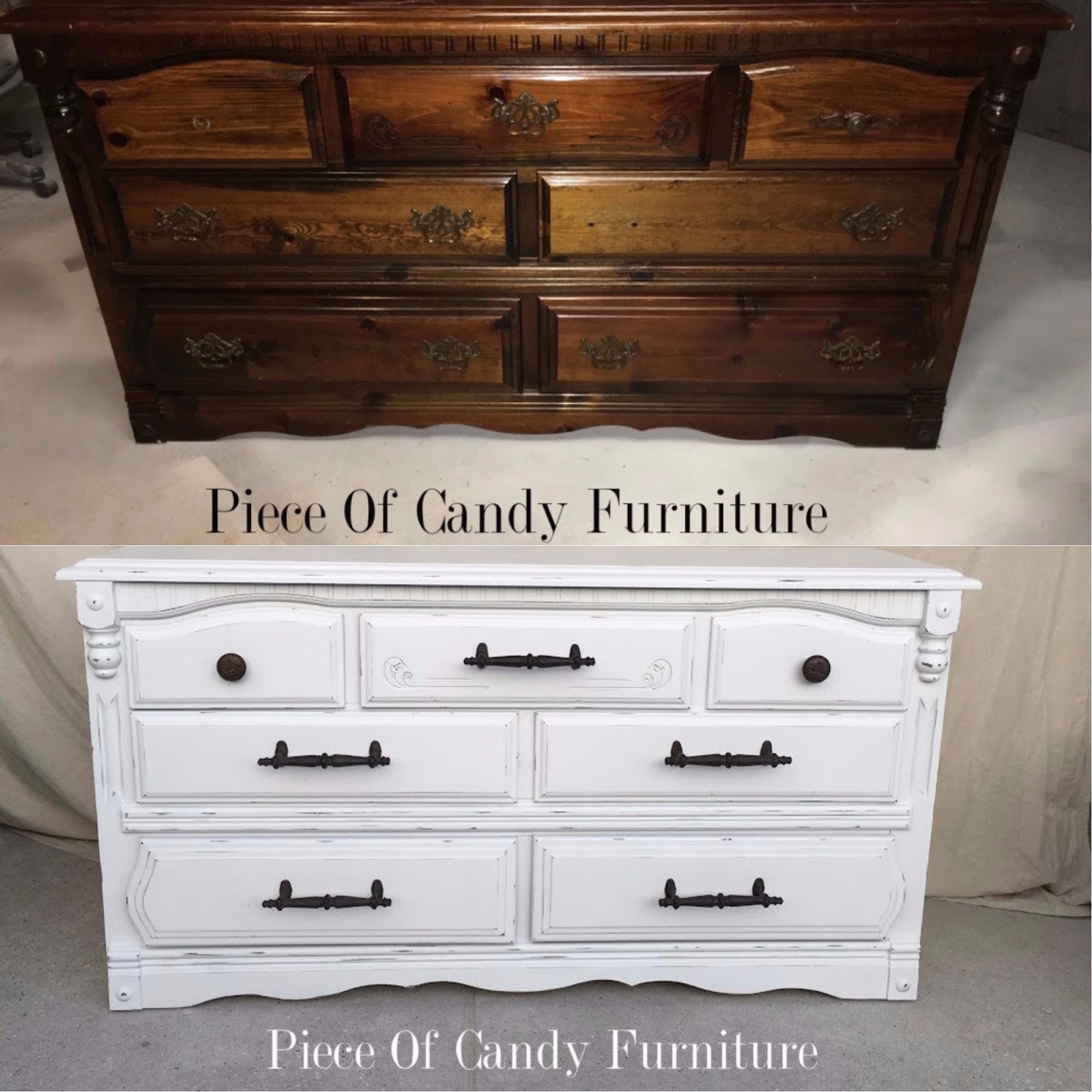 Piece Of Candy Furniture Updated Old Dresser