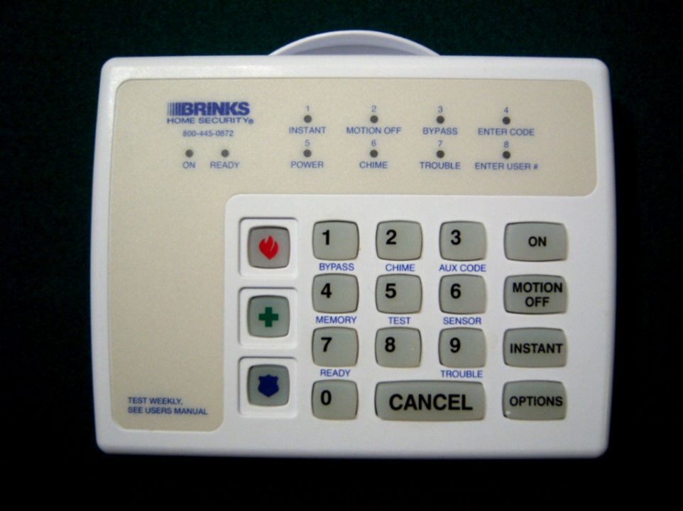 Brinks Home Touch Panel Manual