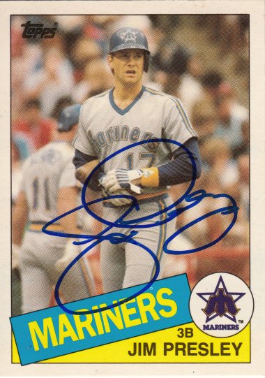 Daily Autograph Jim Presley