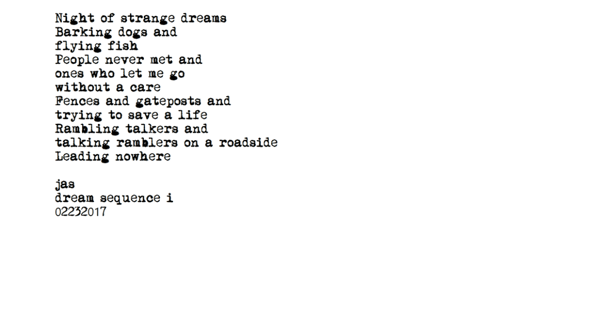 lethargic katharsis dream sequence 1