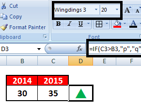 Up and down arrow symbol in excel 820317-Up and down arrow symbols in excel