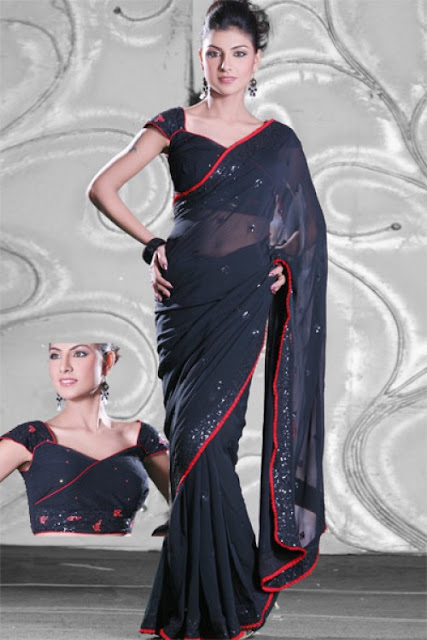 2013 Home Party & Casual Wear Saree ~ Fashion Point