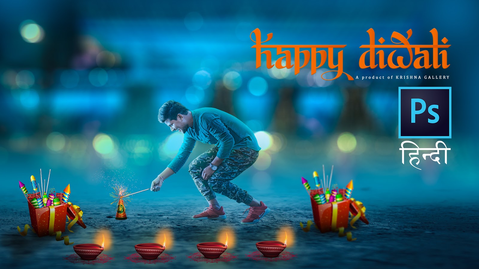 Best Diwaali Photo Editing Tutorial In Photoshop Download Free Psd