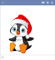 Baby Santa Penguin Emoji