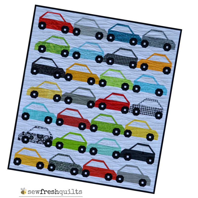 Sew Fresh Quilts Bumper2Bumper a car quilt
