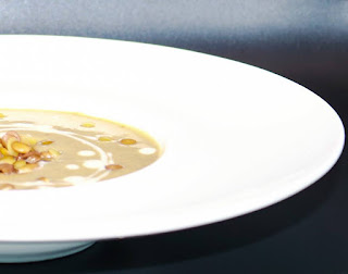Lentils cream soup