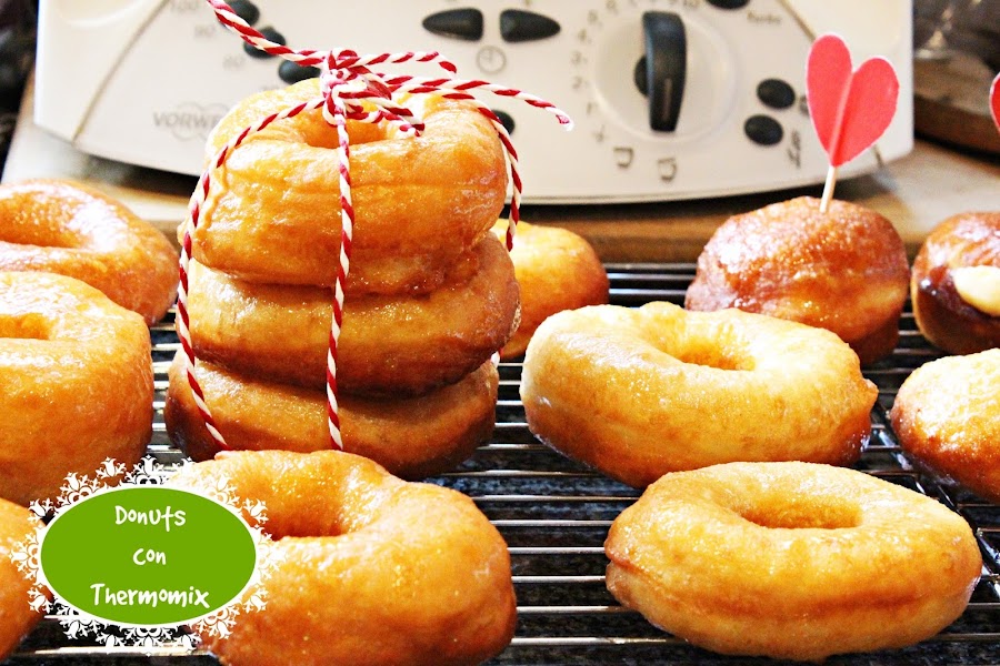 DONUTS CLÁSICOS CON THERMOMIX RECETA PASO A PASO