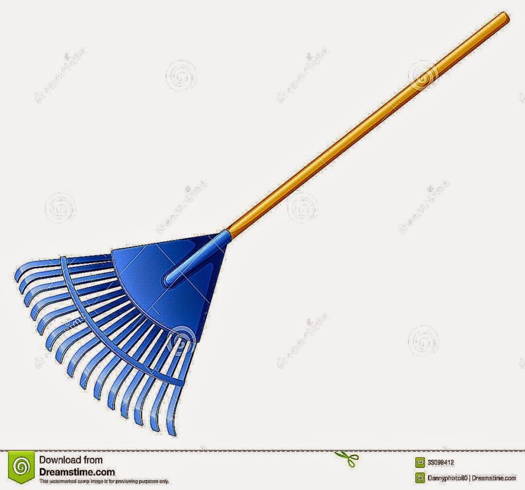 garden rake clipart black and white - photo #13