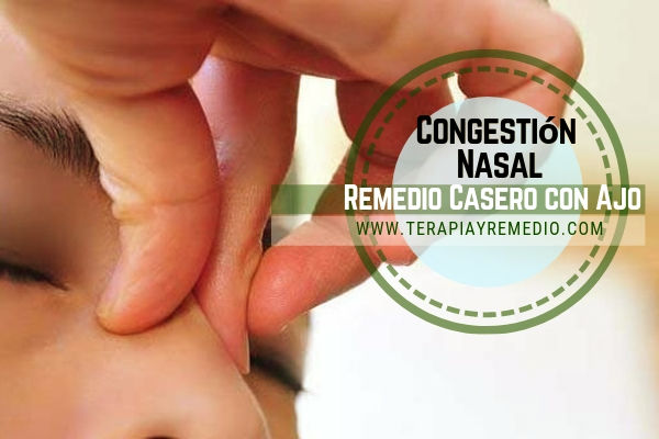 Contra la congestión nasal remedio casero con ajo en Terapias y Remedios .com