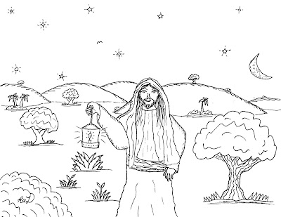 Robin's Great Coloring Pages: Jesus is the Light of the World