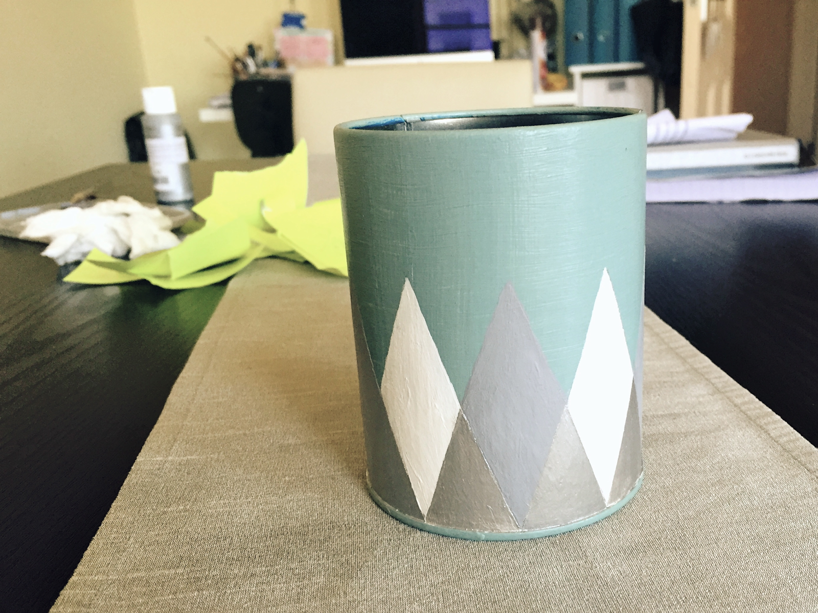 DIY how to craft geometric holder