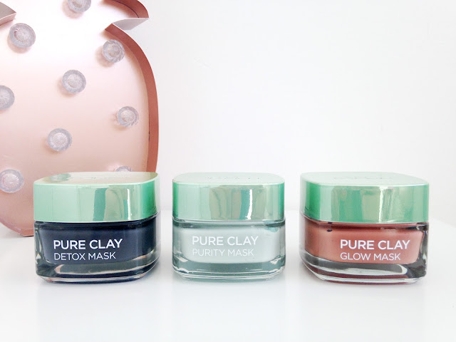 L'Oreal Pure Clay Face Masks