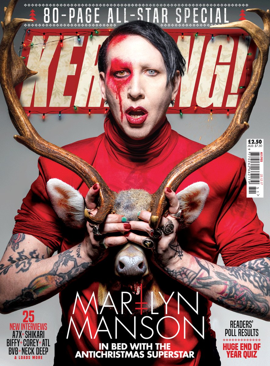 MARILYN MANSON | BLOG FAN SITE: Marilyn Manson Portada En Revista Kerrang!