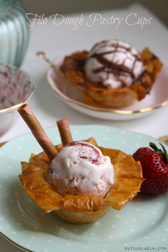 My Food Table Filo Dough Pastry Cups