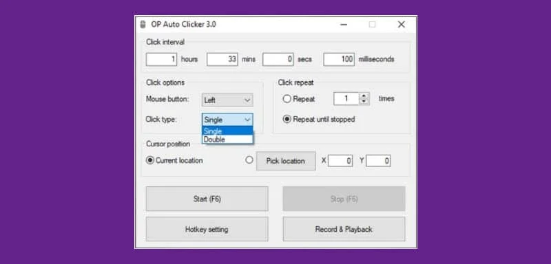 OP Auto Clicker