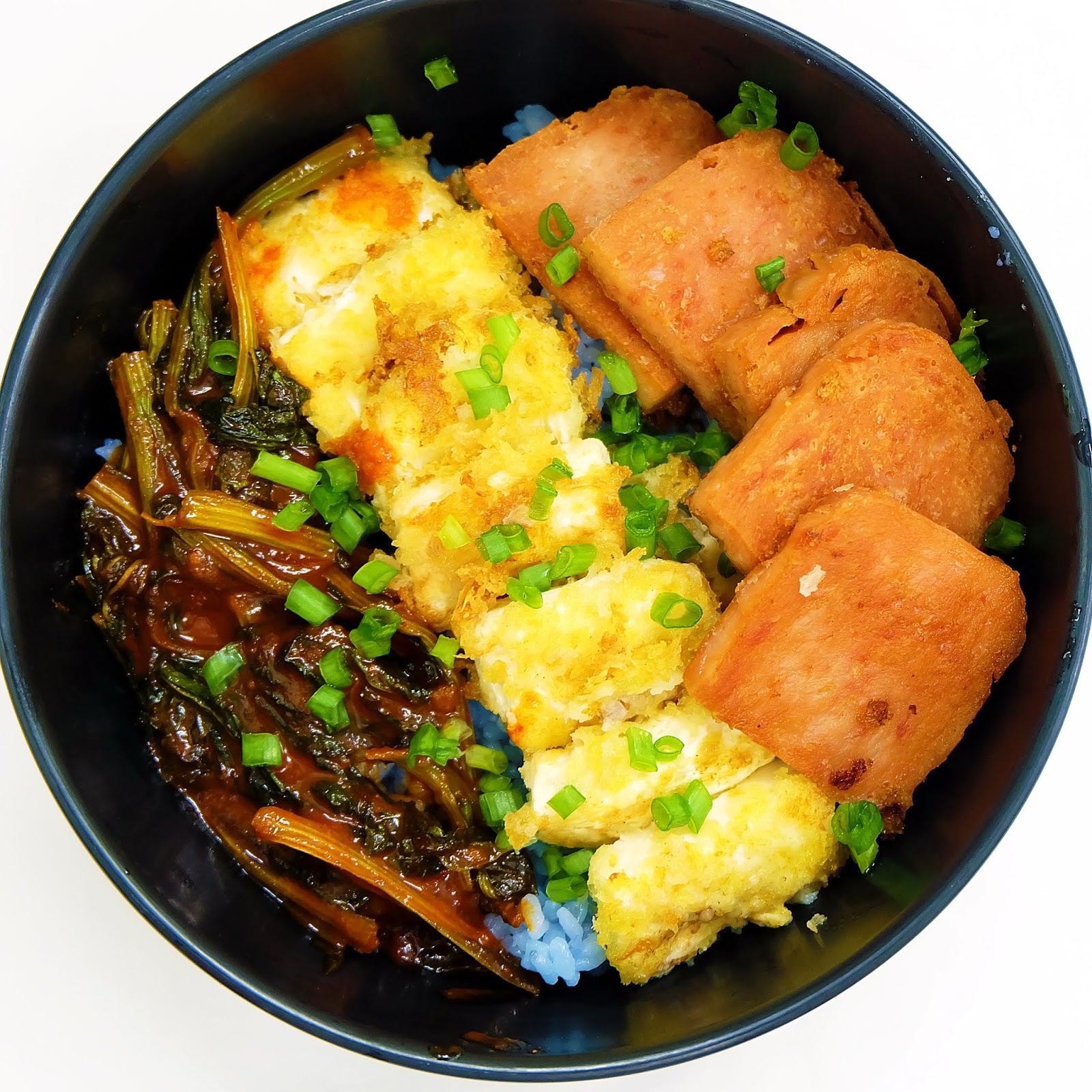 RECIPE TOFU BLUE PEA FLOWER RICE BOWL