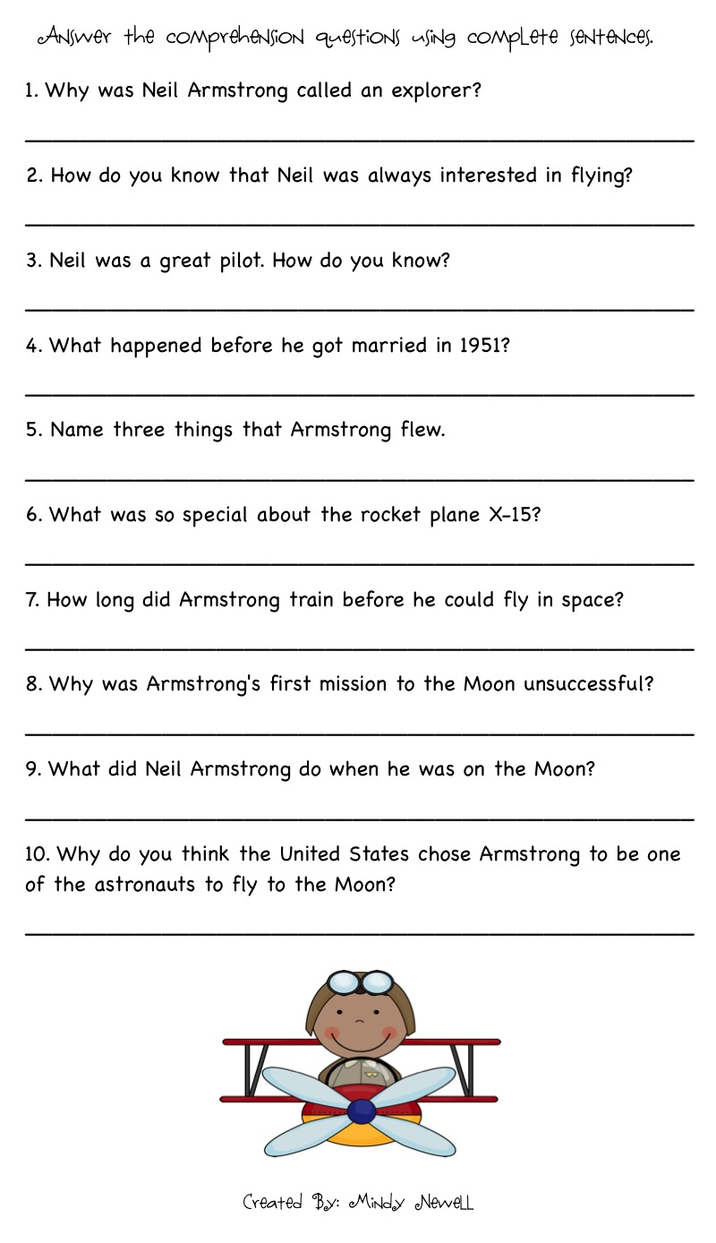 iintegratetechnology: Neil Armstrong Lived in My Town- Free Printables