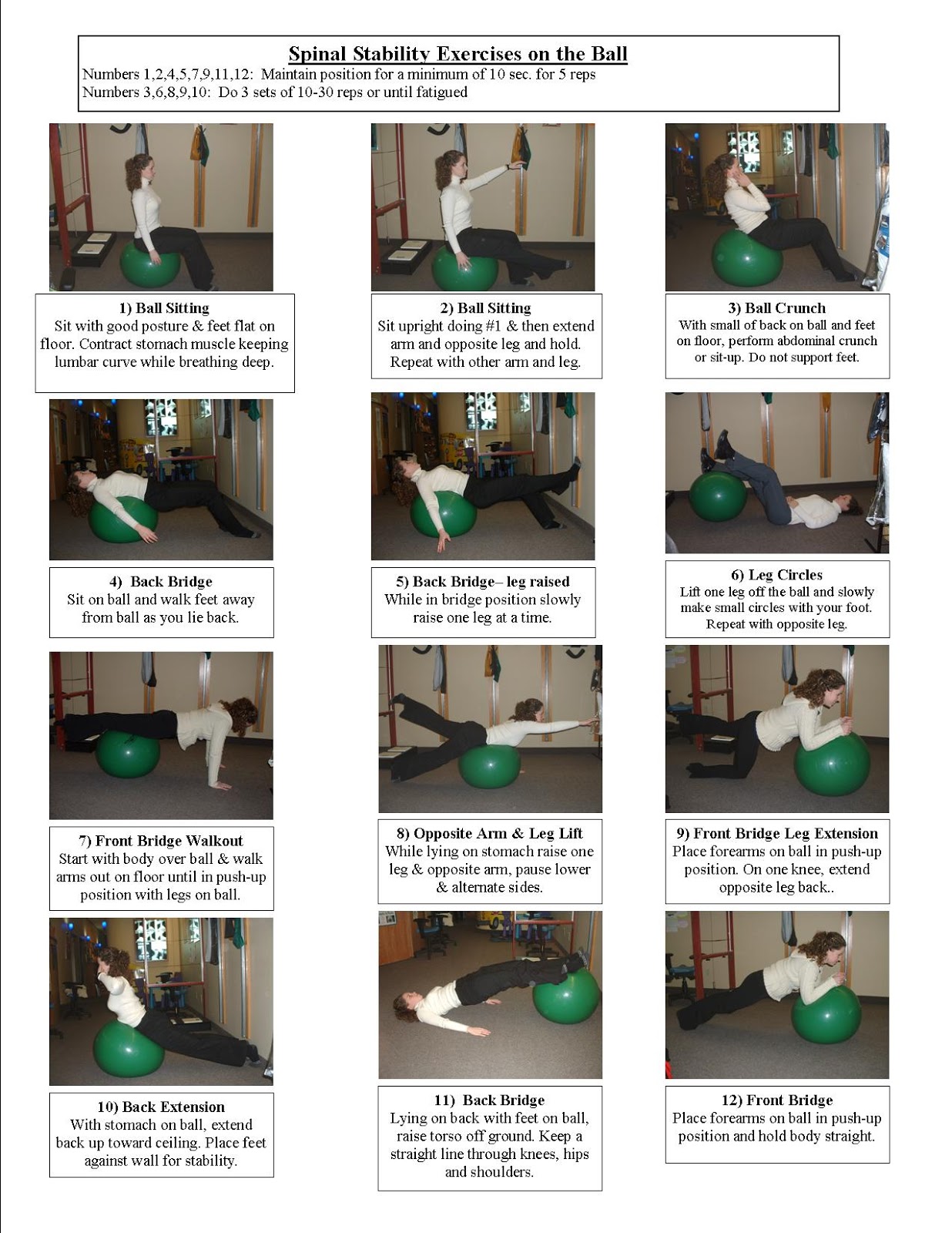 best way fitness fitness ball workout